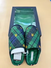 【✨未使用品✨】TOMMY HILFIGER　グリーン　スリッパ　サイズ35/36のサムネイル