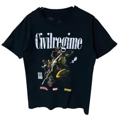 CHM Marvel Deadpool Wolverine Civil Regime Tシャツ ブラック メンズ レディース ユニセックス 古着 キッズのサムネイル