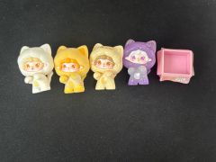 ゆらめきグラデーション 幸せのゆきだるま ぶるぶるぬいぐるみ
