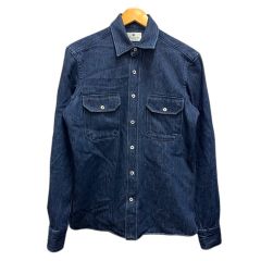 ジャンネット GIANNETTO デニムシャツ デニムジャケット コットン 無地
