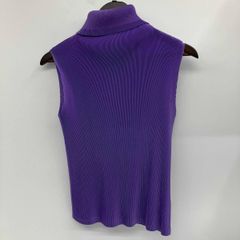 PLEATS PLEASE パープル系 ハイネック 半袖カットソー 3サイズ - メルカリ