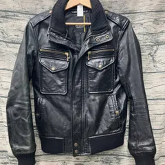 AVIREX VARSITY レザージャケット 馬革 6171028 Sサイズ BLK 上野商会のサムネイル