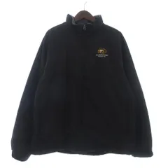 ランズエンド LANDS' END ヴィンテージ ナイロンジャケット 中綿 ブルゾン 長袖 フリース 黒 ブラック Mのサムネイル