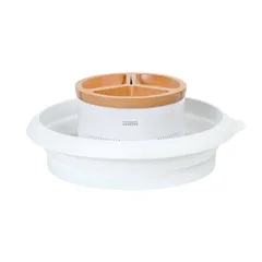 PRISMATE(プリズメイト) 流しそうめん器 たためるシリコンボウル付き PR-SK040 (WH（ホワイト）)★ f36a6715のサムネイル