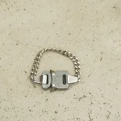正規 1017 ALYX 9SM アリクス DOUBLE CHAIN BRACELET コブラバックル チェーン ブレスレット バングル 本物 3786Q★2のサムネイル