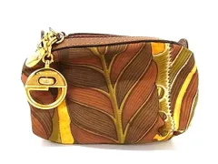 Salvatore Ferragamo フェラガモ ナイロン コインケース コインパース 小銭入れ メンズ レディース ブラウン系×マルチカラー DP2647のサムネイル