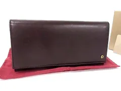 ■美品■ AIGNER アイグナー 二つ折り 財布 ウォレット 札入れ 小銭入れ カード入れ レディース メンズ ボルドー系 DP1930のサムネイル