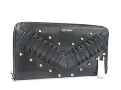 DIESEL ディーゼル レザー ラウンドファスナー 長財布 ウォレット 札入れ 小銭入れ カード入れ レディース ブラウン系 DP2207のサムネイル