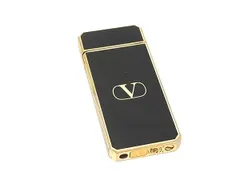 VALENTINO GARAVANI ヴァレンティノ ガラヴァーニ 高級ライター ローラーガスライター 喫煙グッズ 喫煙具 ブラック系 DP1614のサムネイル