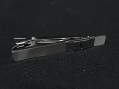 ■美品■ YVESSAINTLAURENT イヴサンローラン ネクタイピン タイクリップ アクセサリー ビジネス 紳士 メンズ シルバー系 DP1445のサムネイル