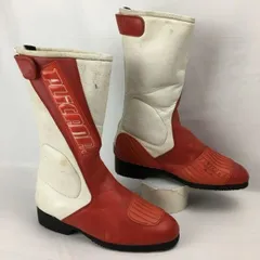 PLICANA/プリカーナ　レトロ/Vintage　バイクブーツ　ライディング　ツーリング　サイズ22.5-23.0程度　白×赤　管NO.WZ23のサムネイル
