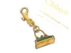 Chloe クロエ パディントン キーホルダー チャーム ストラップ レディース ゴールド系 DP0878のサムネイル