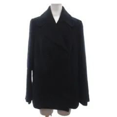 ザラ ZARA Ｐコート ショート丈 ウール 紺 S ■OOMのサムネイル