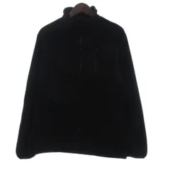 ザラ ZARA ATHLETICZ フリースジャケット ブルゾン フルジップ ポケット 黒 ブラック M ■OOMのサムネイル