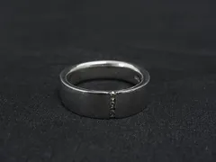■美品■ 4℃ ヨンドシー SV925 ラインストーン リング 指輪 アクセサリー 約11号 レディース シルバー系 DP0799のサムネイル