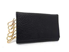 ■美品■ POLO RALPH LAUREN ポロラルフローレン レザー 6連 キーケース 鍵入れ メンズ レディース ブラック系 DP0909のサムネイル