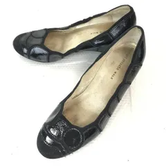 ツモリチサト/tsumori chisato★ウェッジソール/レザーパンプス/エナメル【23.0/黒/BLACK】Shoes/pumps◆Q-208のサムネイル
