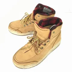 Timberland/ティンバーランド★ウールリッチ製ライナー/本革/レザーショートブーツ【22.0/キャメル】◆Z-154のサムネイル