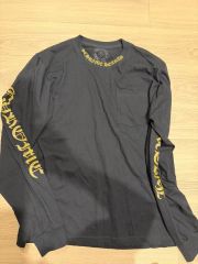 CHROME HEARTS ネオンイエローロゴ ポケット長袖Tシャツ - メルカリ