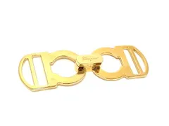 Salvatore Ferragamo フェラガモ ダブルガンチーニ バックルのみ ベルトバックル ベルト用金具 レディース ゴールド系 DP0332のサムネイル