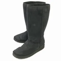 VANS/バンズ★秋冬/暖かロングブーツ【Women's size -25.0/黒】裏起毛/スエード◆WB59-4のサムネイル