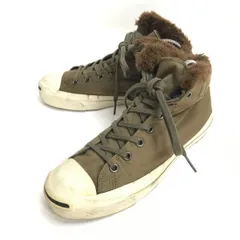 CONVERSE/コンバース★内側ボア/ハイカットスニーカー【size:5/24.0/カーキ/khaki】sneakers/Shoes/trainers◆E-097のサムネイル