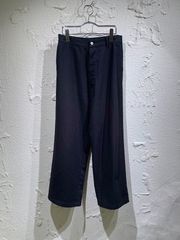 Maison Margiela ウールスラックス 16ss 44 MAISON MARGIELA 20AW ウールフランネル スラックス 44 ブラック