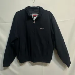 FILA フィラ ウィンドブレーカー ジャケット ネイビー 95(M)のサムネイル