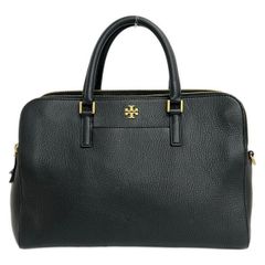 レア】TORY BURCH トリーバーチ 2wayハンドバッグ レザー 黒 - メルカリ