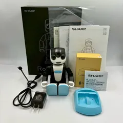④【初期化済み 美品】SHARP シャープ コミュニケーションロボット RoBoHoN ロボホン 第二世代 ブルー 弟モデル 卓上ホルダー 充電器 箱 付き IMEI判定✕無し TVミラーリング 通話・通信機能 ☆71のサムネイル