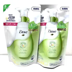 【2個セット】Dove ダヴ 毛穴 汚れ スッキリ ディープピュア クリーミー泡洗顔料 詰め替え 125mlのサムネイル
