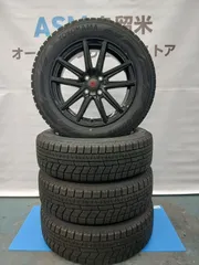 中古ｽﾀｯﾄﾞﾚｽﾀｲﾔ･ﾎｲｰﾙｾｯﾄ SEIN(ｻﾞｲﾝ)1660+40 4H100 ﾖｺﾊﾏｽﾀｯﾄﾞﾚｽiG60 195/65R16 2020年製 ﾗｲｽﾞで使用 オク124のサムネイル