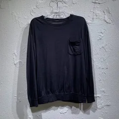COMOLI  22SS ウール天竺 長袖クルーTシャツ 2 ブラックのサムネイル