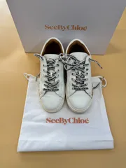 【✨状態良好✨】SEE BY CHLOE　スニーカー　ロゴ入り　サイズ35のサムネイル