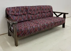 【カリモク】RUSTIC ルスティック　3人掛けソファ　トリプルソファ　カントリーのサムネイル