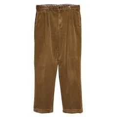 ビンテージ【ブルックスブラザーズ】brooksbrothers【キャメル】２タック【コーデュロイパンツ】コーデュロイスラックス【34X32】FC0824-8のサムネイル