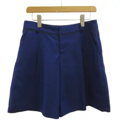 グリーンレーベルリラクシング ユナイテッドアローズ green label relaxing パンツ ハーフパンツ キュロット 40 青紫色 無地 /KK ■GY70のサムネイル