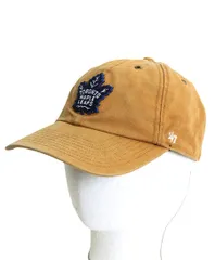 【お得なクーポン配布中!】 47brand カーハート メープルリーフス ベースボール キャップ フリーサイズ NHL オフィシャル 帽子 コットン ワーク スペシャル コラボ 茶のサムネイル