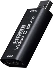 超小型 USB2.0対応 1080p HDMIキャプチャーカード ビデオキャプチャーボード ゲーム実況生配信・画面共有・録画・ライブ会議用 UVC(USB Video Class)規格準拠 電源不要 持ち運びに便利のサムネイル