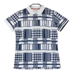 サイズ：M TOMMY HILFIGER GOLF トミー ヒルフィガーゴルフ  半袖ポロシャツ チェック柄 ネイビー系 [240101713071] ゴルフウェア レディース ストストのサムネイル