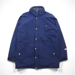 THE NORTH FACE 80年代 茶タグ USA製 ゴアテックス GORE-TEX 中綿 レインコート インサレーションジャケット L ネイビー ナイロン 防水のサムネイル