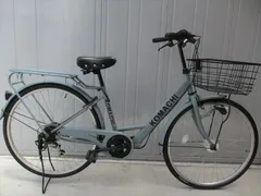 F285★整備済み★完成車発送★中古シティ自転車【　26インチ　軽快車　コマチ　青 】のサムネイル