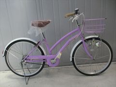 F286☆整備済み☆完成車発送☆中古シティ自転車【27インチ 軽快車 