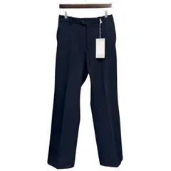 MARKAWARE マーカウェア 24SS FLAT FRONT FLARED TROUSERS ORGANIC COTTON SURVIVAL CLOTH フレアスラックスパンツ 2 ネイビー A24A-04PT02C 15598のサムネイル