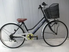 F289★整備済み★完成車発送★中古シティ自転車【　26インチ　軽快車　ネイビー　 】のサムネイル