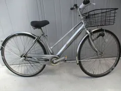 F290★整備済み★完成車発送★中古シティ自転車【27インチ　軽快車　シルバー  】のサムネイル