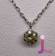 K18YG レーザーホールダイヤモンド 0.27ct ネックレス40cm1.2g - メルカリ