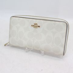 新品・未使用COACH 長財布 C4452 シグネチャー ホワイト白 - メルカリ