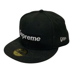 【おまけ付き】Supureme newera キャップ 7 3/8 18SS Supreme No Comp Box Logo New Era 7 3/8紺 - メルカリ