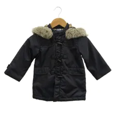バーバリー ロンドン BURBERRY LONDON 中綿ジャケット アウター キッズ 子ども服 90cm 焦茶 ダークブラウン フェイクファー付きフード 裏地ノバチェック トグルボタン 長袖 90-90-13 /PPのサムネイル